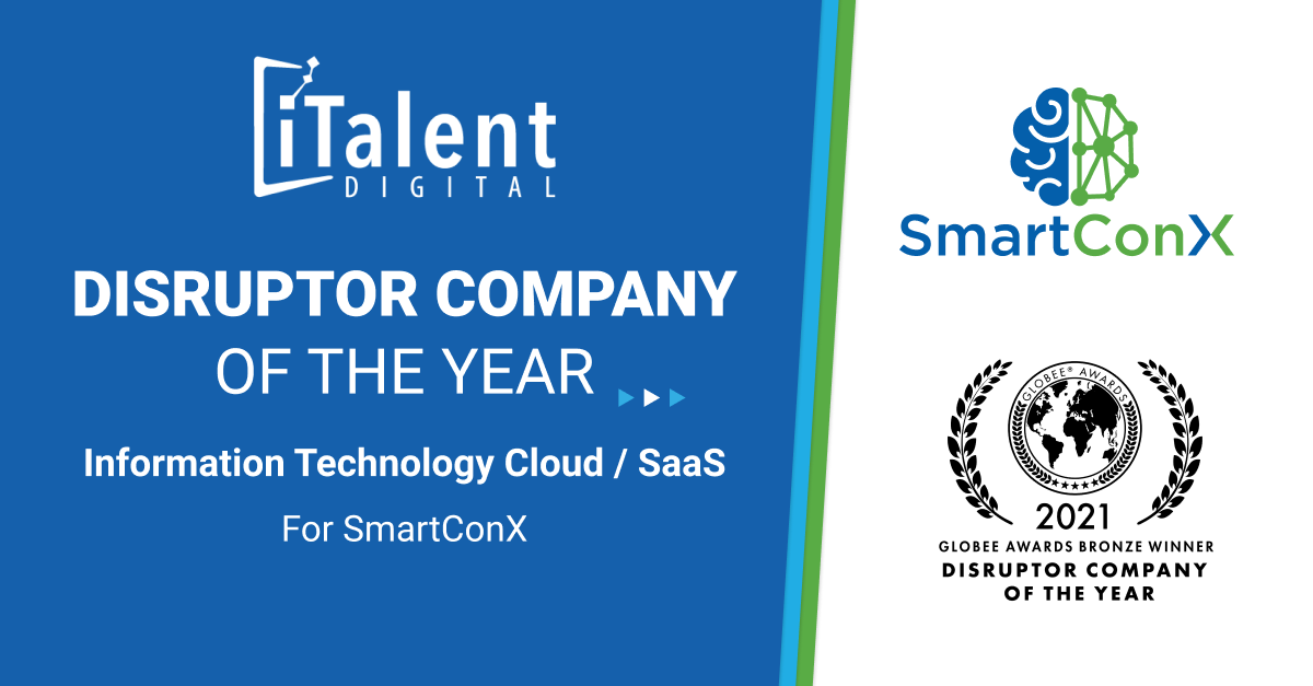 SmartConX disruptive technology of the year - iTalent Digital blog